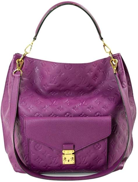 purple lv bag